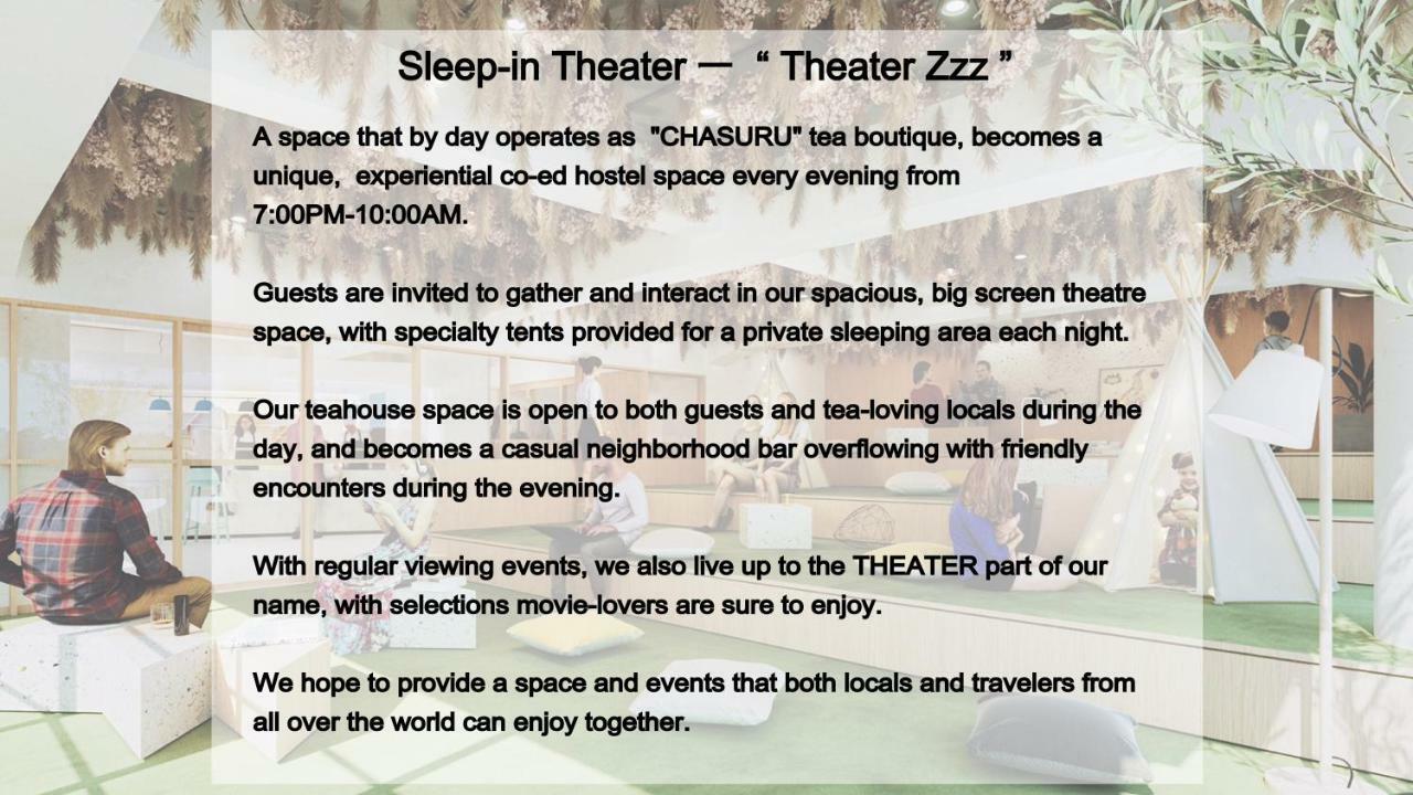 Theater Zzz Hostel Tokyo Bagian luar foto